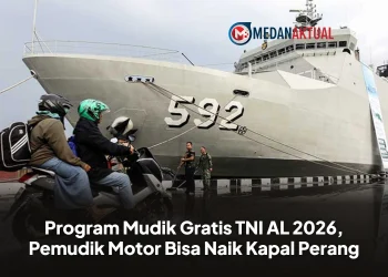 Program Mudik Gratis TNI AL 2026, Pemudik Motor Bisa Naik Kapal Perang