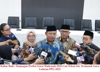 Kabar Baik: Tunjangan Profesi Guru Madrasah 2026 Cair Pekan Ini, Termasuk Guru Lulusan PPG 2025