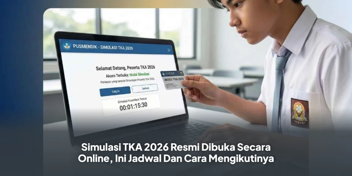 Simulasi TKA 2026 Resmi Dibuka Secara Online, Ini Jadwal Dan Cara Mengikutinya