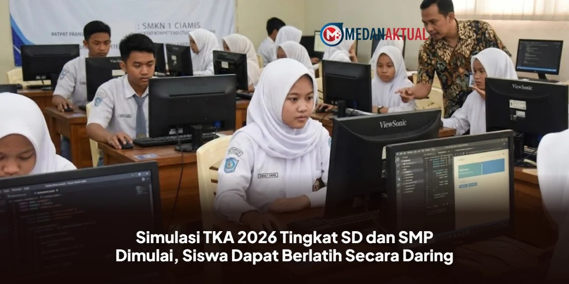 Simulasi TKA 2026 Tingkat SD dan SMP Dimulai, Siswa Dapat Berlatih Secara Daring
