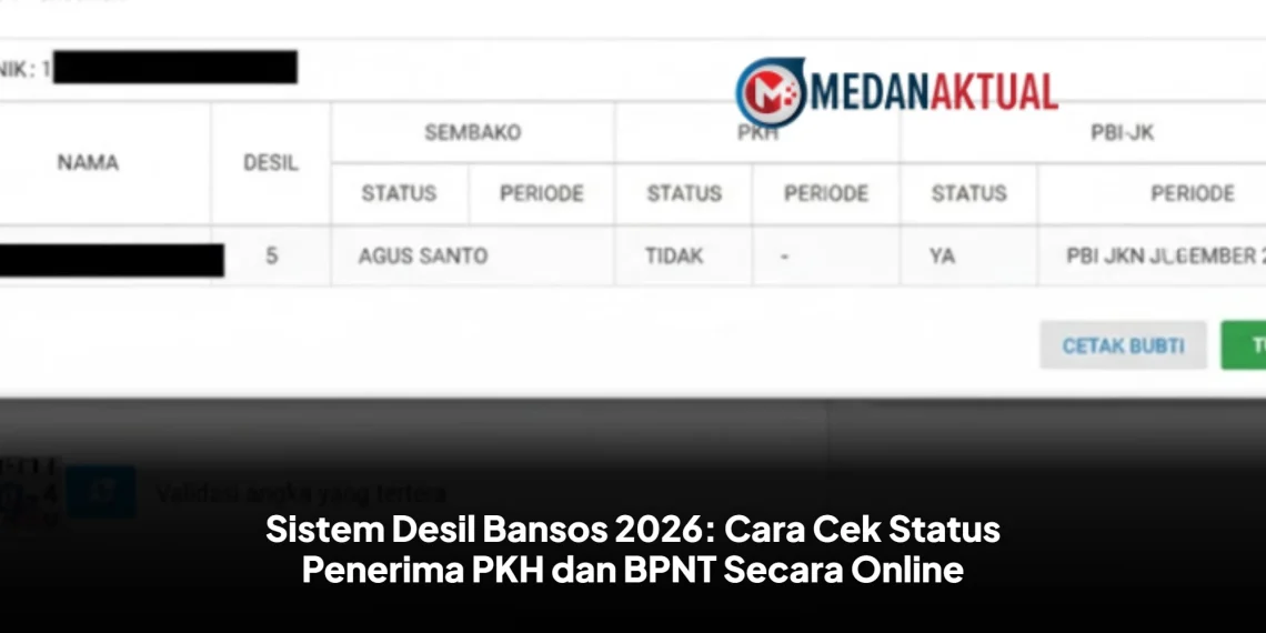 Sistem Desil Bansos 2026: Cara Cek Status Penerima PKH dan BPNT Secara Online