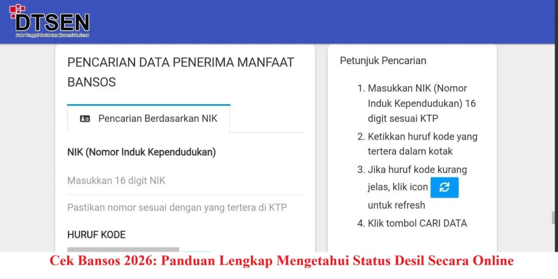 Cek Bansos 2026: Panduan Lengkap Mengetahui Status Desil Secara Online
