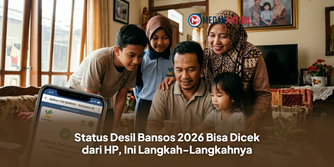 Status Desil Bansos 2026 Bisa Dicek dari HP, Ini Langkah-Langkahnya