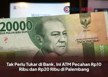 Tak Perlu Tukar di Bank, Ini ATM Pecahan Rp10 Ribu dan Rp20 Ribu di Palembang