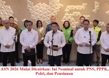 THR ASN 2026 Mulai Dicairkan: Ini Nominal untuk PNS, PPPK, TNI, Polri, dan Pensiunan