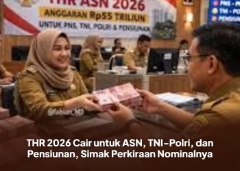 THR 2026 Cair untuk ASN, TNI-Polri, dan Pensiunan, Simak Perkiraan Nominalnya
