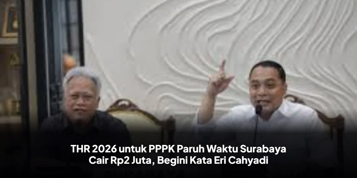 THR 2026 untuk PPPK Paruh Waktu Surabaya Cair Rp2 Juta, Begini Kata Eri Cahyadi