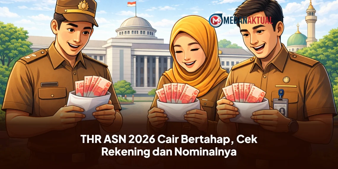THR ASN 2026 Cair Bertahap, Cek Rekening dan Nominalnya