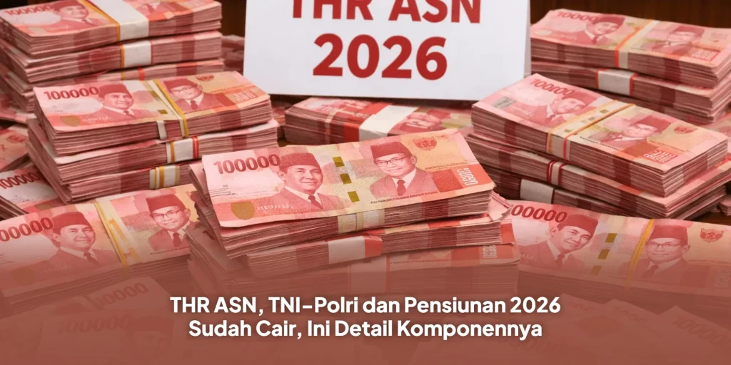 THR ASN, TNI-Polri dan Pensiunan 2026 Sudah Cair, Ini Detail Komponennya
