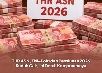 THR ASN, TNI-Polri dan Pensiunan 2026 Sudah Cair, Ini Detail Komponennya