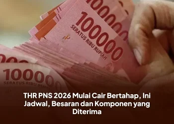 THR PNS 2026 Mulai Cair Bertahap, Ini Jadwal, Besaran dan Komponen yang Diterima