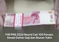 THR PNS 2026 Resmi Cair 100 Persen, Simak Daftar Gaji dan Aturan Tukin
