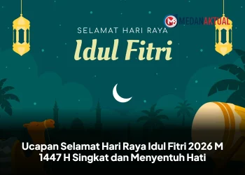 Ucapan Selamat Hari Raya Idul Fitri 2026 M 1447 H Singkat dan Menyentuh Hati