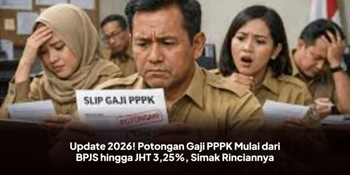 Update 2026! Potongan Gaji PPPK Mulai dari BPJS hingga JHT 3,25%, Simak Rinciannya