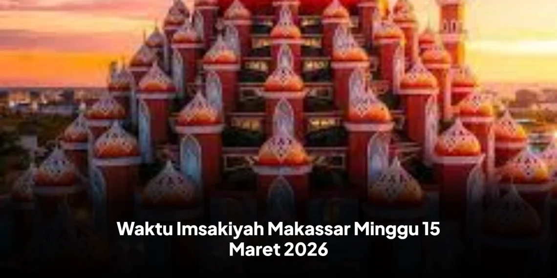 Waktu Imsakiyah Makassar Minggu 15 Maret 2026