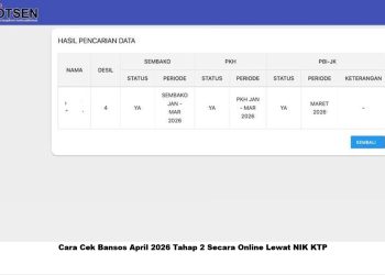 Cara Cek Bansos April 2026 Tahap 2 Secara Online Lewat NIK KTP