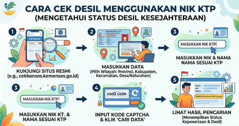 Bansos-Kemensos-2026-Cara-Cek-Desil-Menggunakan-NIK-KTP