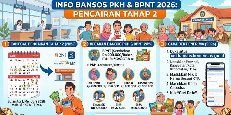 Bansos-PKH-dan-BPNT-2026-Pencairan-Tahap-2-Besaran-Serta-Cara-Cek
