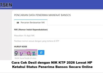 Cara Cek Desil Bansos 2026 Lewat NIK KTP, Ketahui Status Penerima Secara Online