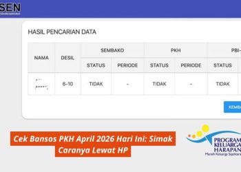 Cek Bansos PKH April 2026 Hari Ini: Simak Caranya Lewat HP