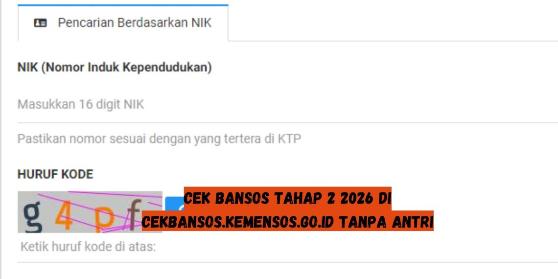 Cek Bansos Tahap 2 2026 di Cekbansos.kemensos.go.id Tanpa Antri