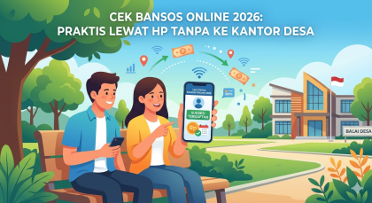 Cek Bansos Online 2026: Praktis Lewat HP Tanpa ke Kantor Desa