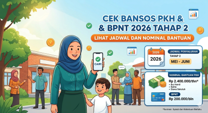 Cek Bansos PKH dan BPNT 2026 Tahap 2: Lihat Jadwal dan Nominal Bantuan