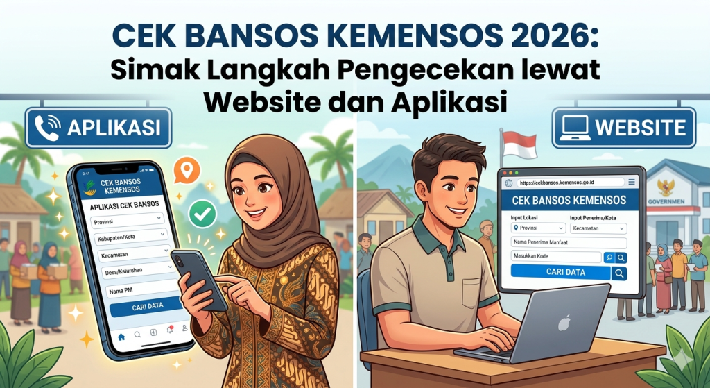Cek Bansos Kemensos 2026: Simak Langkah Pengecekan lewat Website dan Aplikasi
