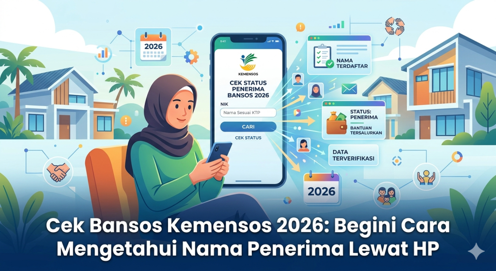 Cek Bansos Kemensos 2026: Begini Cara Mengetahui Nama Penerima Lewat HP