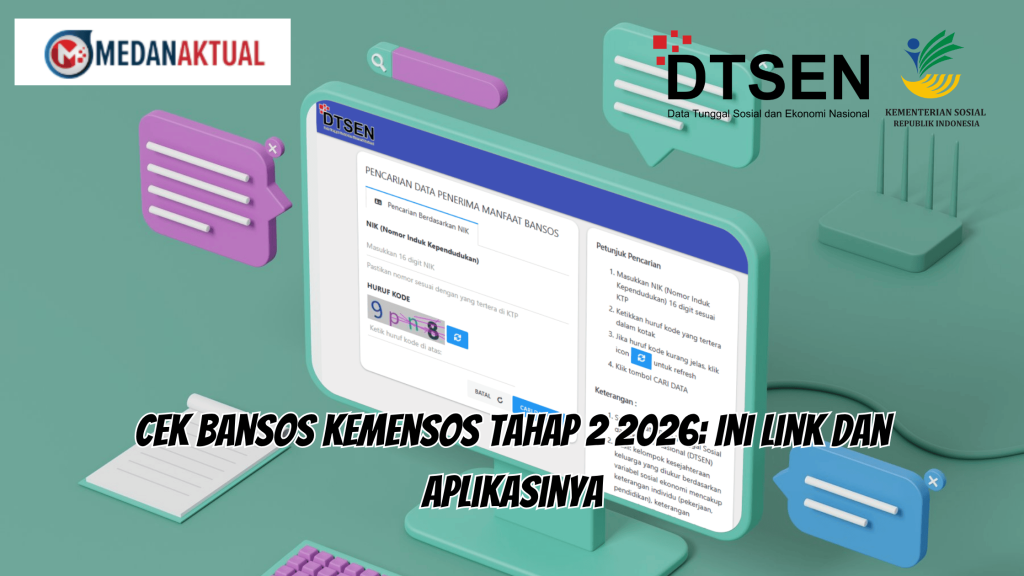 Cek Bansos Kemensos Tahap 2 2026: Ini Link dan Aplikasinya