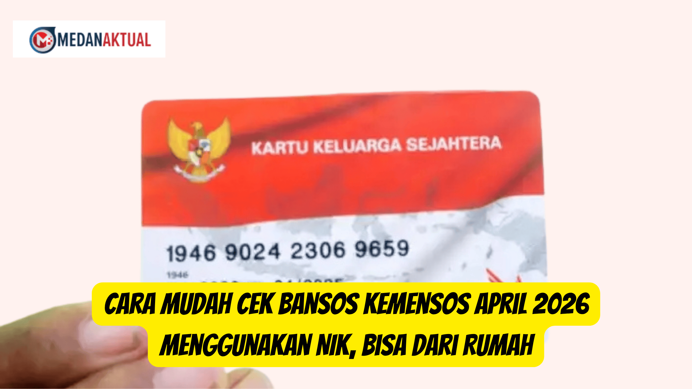 Cara Mudah Cek Bansos Kemensos April 2026 Menggunakan NIK, Bisa dari Rumah