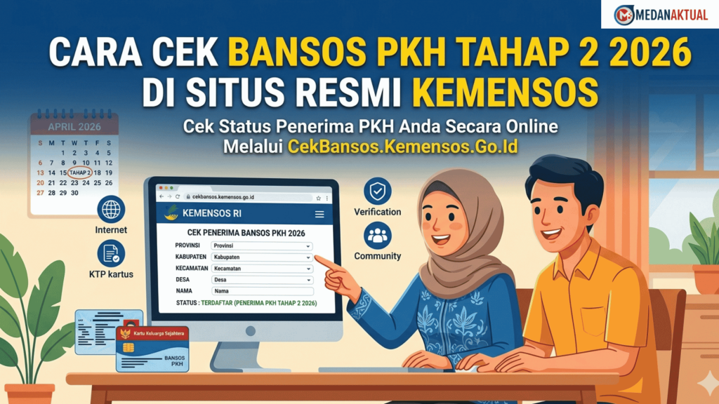 Cara Cek Bansos PKH Tahap 2 2026 di Situs Resmi Kemensos