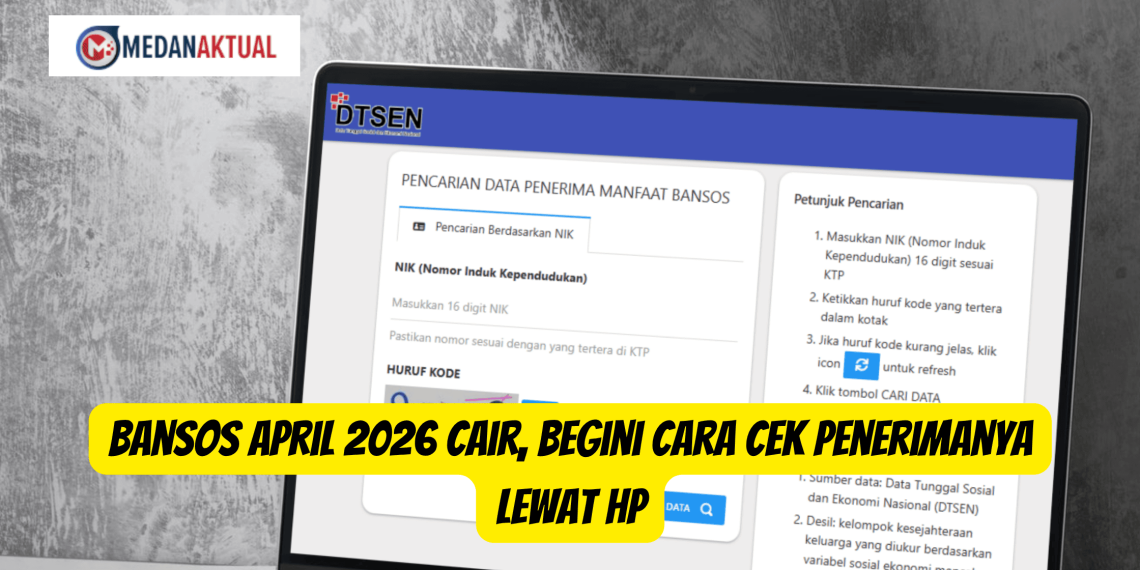 Bansos April 2026 Cair, Begini Cara Cek Penerimanya Lewat HP
