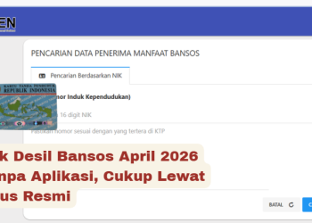 Cek Desil Bansos April 2026 Tanpa Aplikasi, Cukup Lewat Situs Resmi