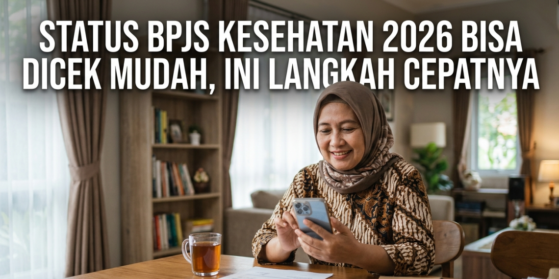 Status BPJS Kesehatan 2026 Bisa Dicek Mudah, Ini Langkah Cepatnya