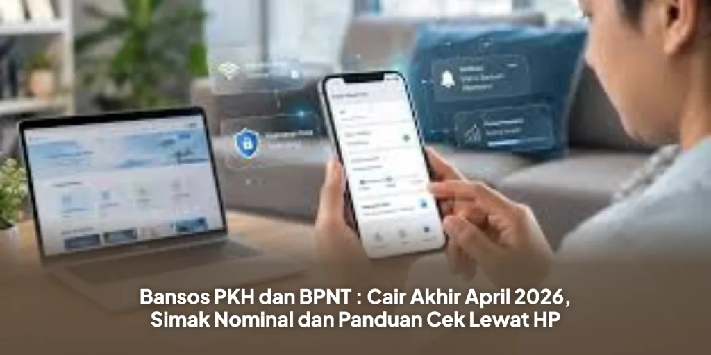 Bansos PKH dan BPNT : Cair Akhir April 2026, Simak Nominal dan Panduan Cek Lewat HP