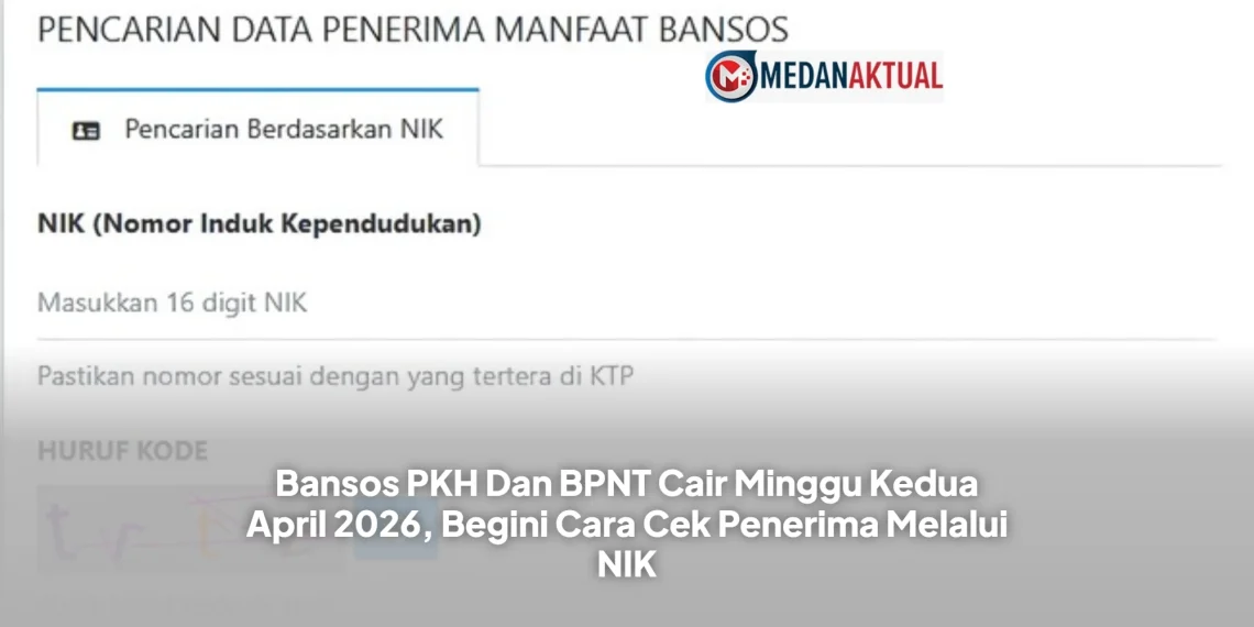 Bansos PKH Dan BPNT Cair Minggu Kedua April 2026, Begini Cara Cek Penerima Melalui NIK