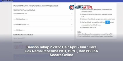 Bansos Tahap 2 2026 Cair April-Juni : Cara Cek Nama Penerima PKH, BPNT, dan PBI JKN Secara Online