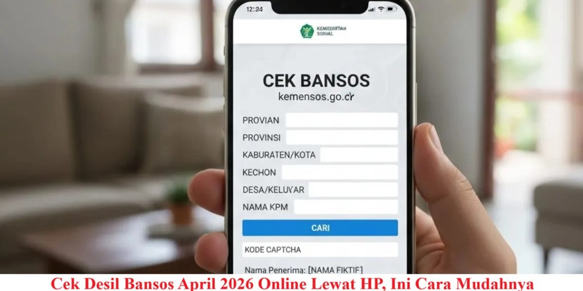 Cek Desil Bansos April 2026 Online Lewat HP, Ini Cara Mudahnya