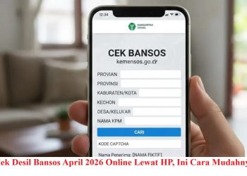 Cek Desil Bansos April 2026 Online Lewat HP, Ini Cara Mudahnya