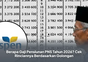 Berapa Gaji Pensiunan PNS Tahun 2026? Cek Rinciannya Berdasarkan Golongan