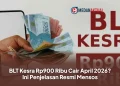 BLT Kesra Rp900 Ribu Cair April 2026? Ini Penjelasan Resmi Mensos