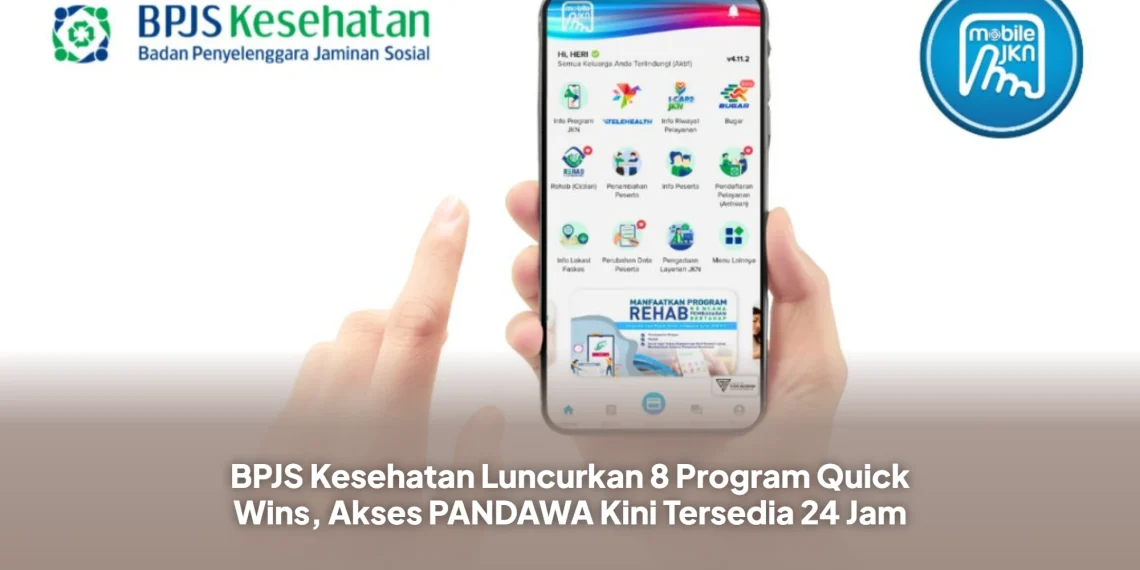 BPJS Kesehatan Luncurkan 8 Program Quick Wins, Akses PANDAWA Kini Tersedia 24 Jam