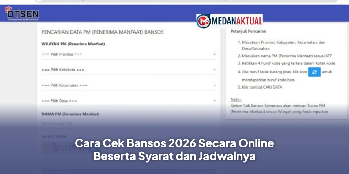 Cara Cek Bansos 2026 Secara Online Beserta Syarat dan Jadwalnya