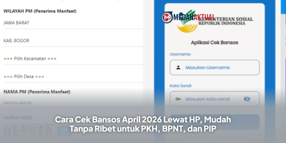 Cara Cek Bansos April 2026 Lewat HP, Mudah Tanpa Ribet untuk PKH, BPNT, dan PIP
