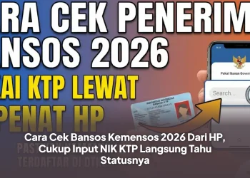 Cara Cek Bansos Kemensos 2026 Dari HP, Cukup Input NIK KTP Langsung Tahu Statusnya