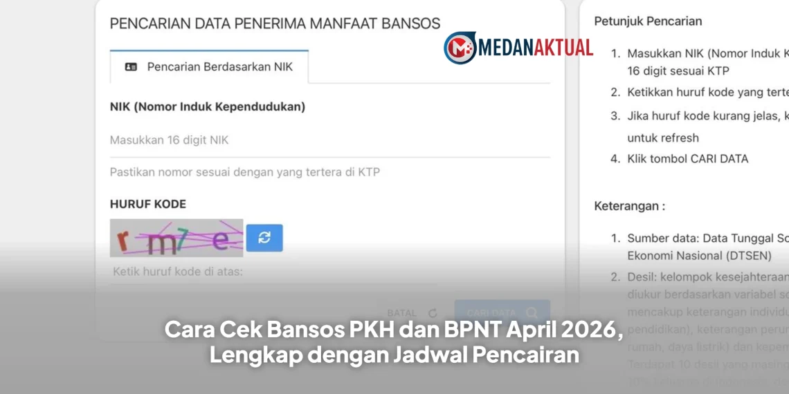 Cara Cek Bansos PKH dan BPNT April 2026, Lengkap dengan Jadwal Pencairan