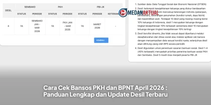 Cara Cek Bansos PKH dan BPNT April 2026 : Panduan Lengkap dan Update Desil Terbaru