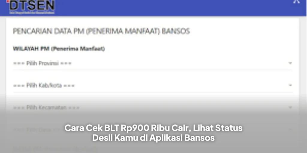 Cara Cek BLT Rp900 Ribu Cair, Lihat Status Desil Kamu di Aplikasi Bansos