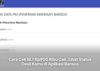 Cara Cek BLT Rp900 Ribu Cair, Lihat Status Desil Kamu di Aplikasi Bansos
